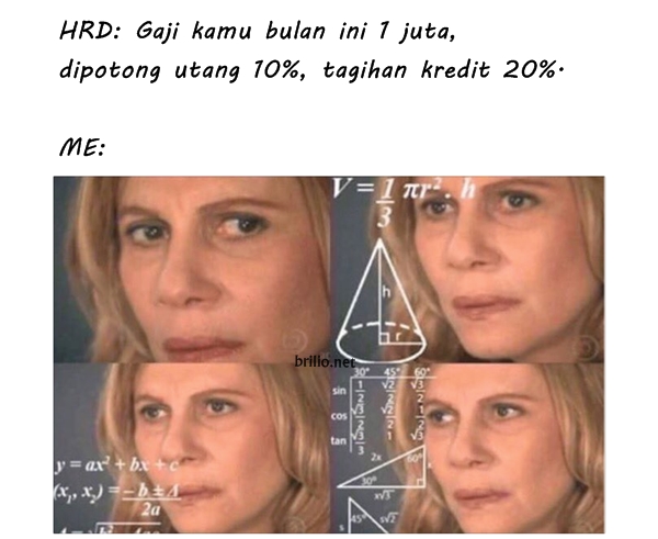 10 Meme 'mikir keras' ini bikin nyengir sambil garuk-garuk kepala