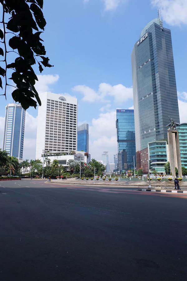 10 Potret kondisi Jakarta kala sedang lengang, kota idaman semua orang
