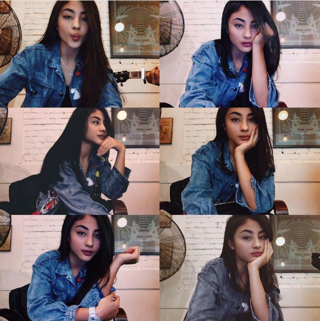 10 Potret manisnya Agin, aktris pendatang baru 'kembaran' Dewi Perssik