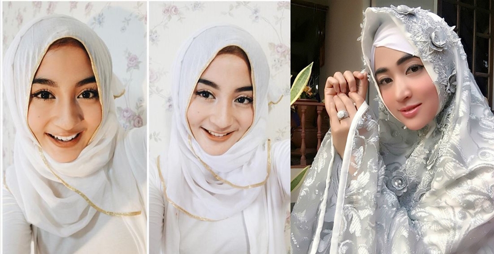 10 Potret manisnya Agin, aktris pendatang baru 'kembaran' Dewi Perssik