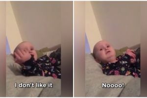 Video balita ogah disuruh mandi ngegemesin sekaligus kocak