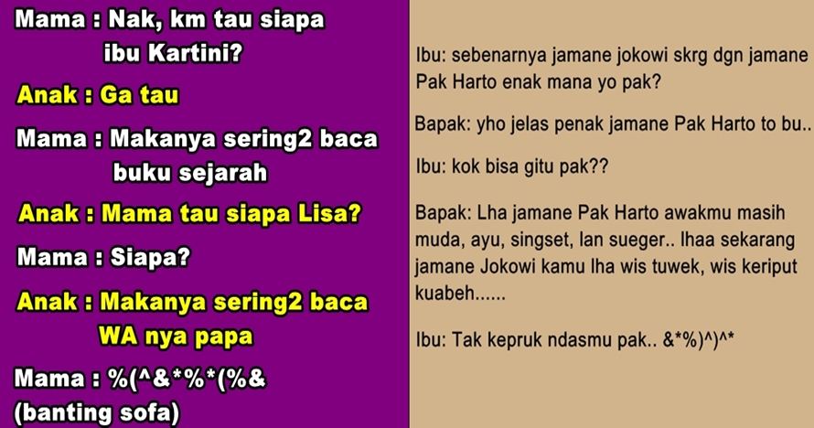6 Obrolan keluarga sederhana ini kocaknya bikin pengen nampol