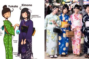 Serupa tapi tak sama, ini lho beda Kimono dan Yukata