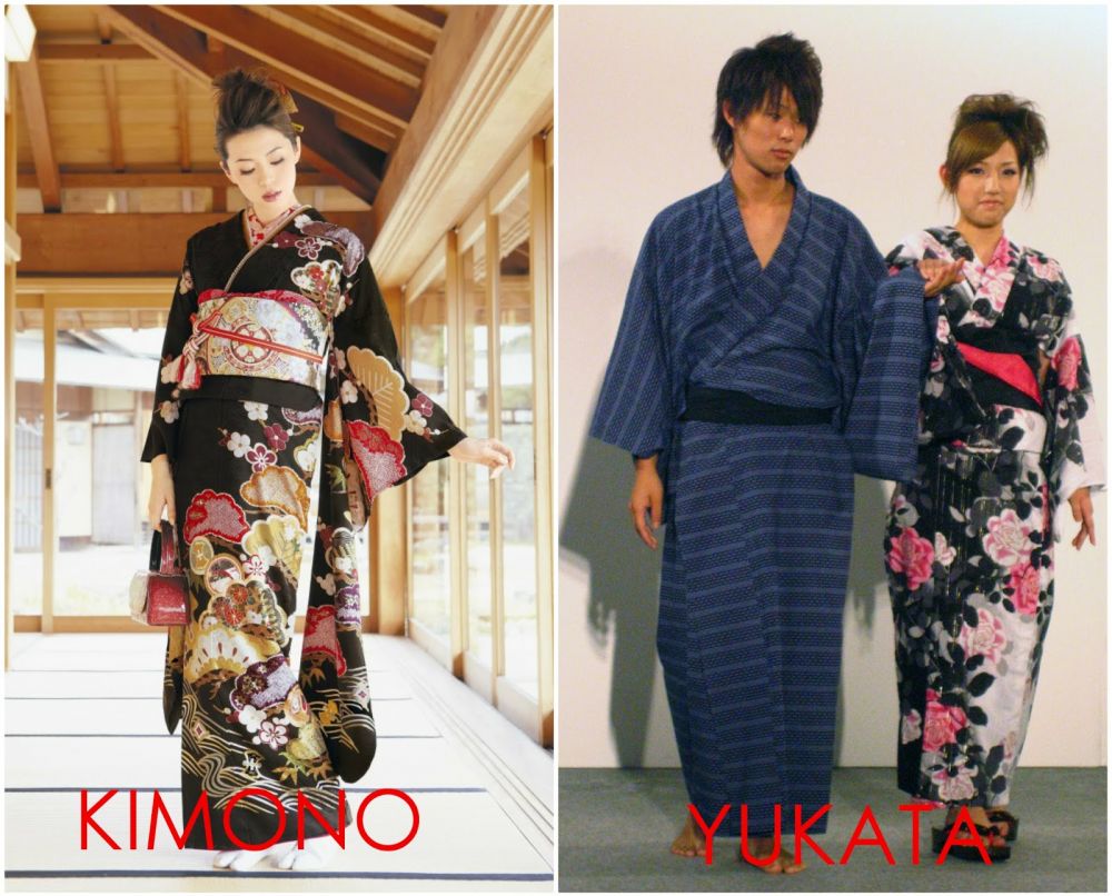 Serupa tapi tak sama, ini lho beda Kimono dan Yukata