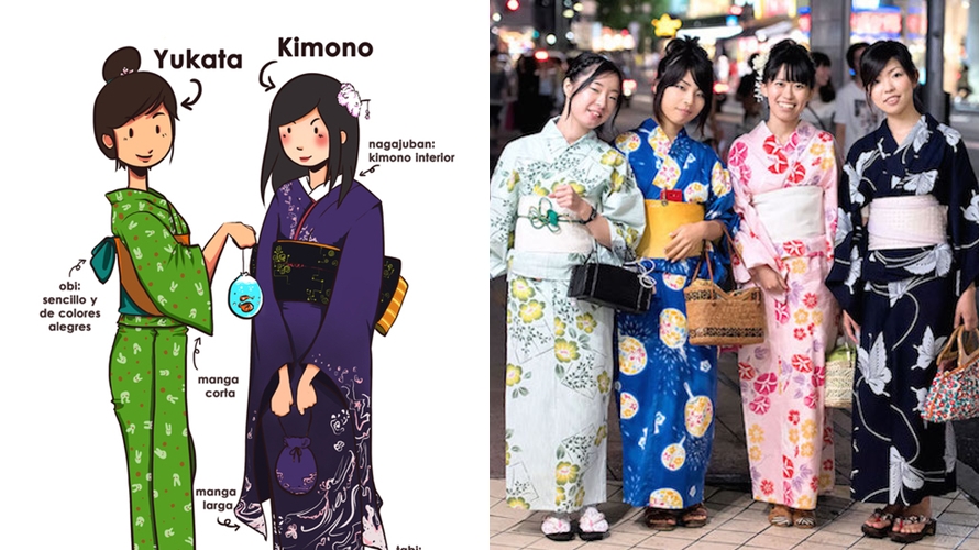 Serupa tapi tak sama, ini lho beda Kimono dan Yukata
