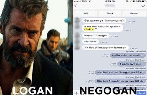 12 Foto pelesetan Logan ini lucunya nggak kira-kira, kreatif abis