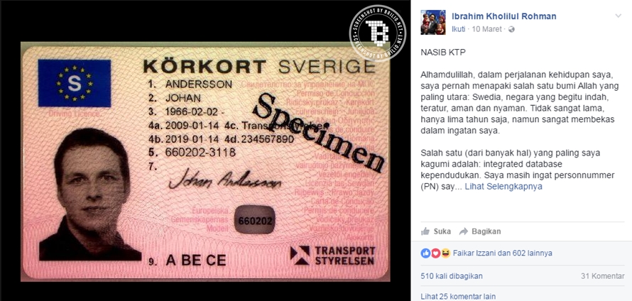 Canggihnya sistem KTP di Swedia ini dijamin bikin orang Indonesia iri