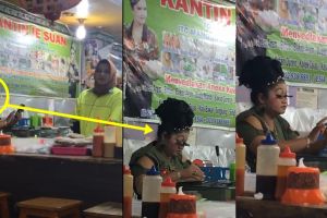 Makeup bulu mata perempuan ini bikin gempar dunia maya, cetar banget