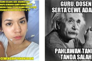 Cewek mana pernah salah, 10 meme kocak ini buktinya