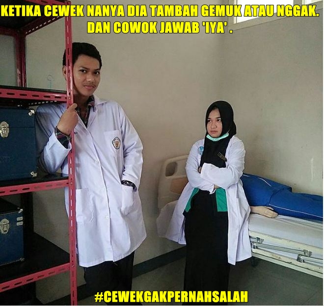 Cewek mana pernah salah, 10 meme kocak ini buktinya