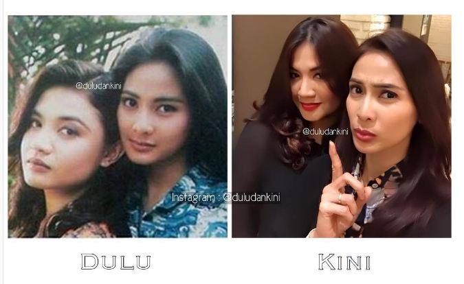 12 Foto dulu & kini seleb Tanah Air ini buktikan cantik butuh proses
