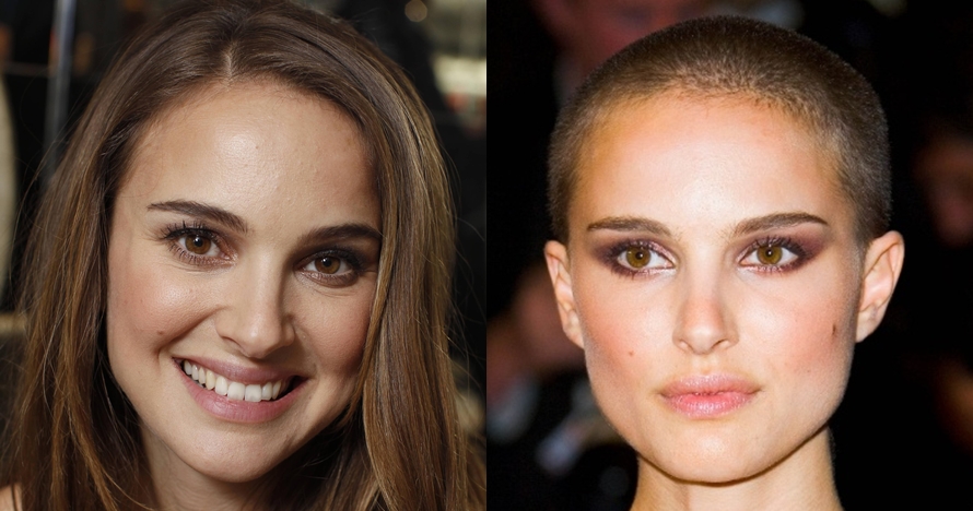 Foto 17 artis cantik Hollywood sebelum dan saat plontos, cantik mana? 