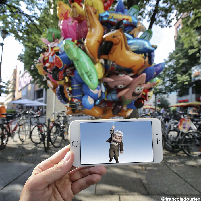 Karya gabungan 15 karakter di film Disney dengan objek nyata ini keren