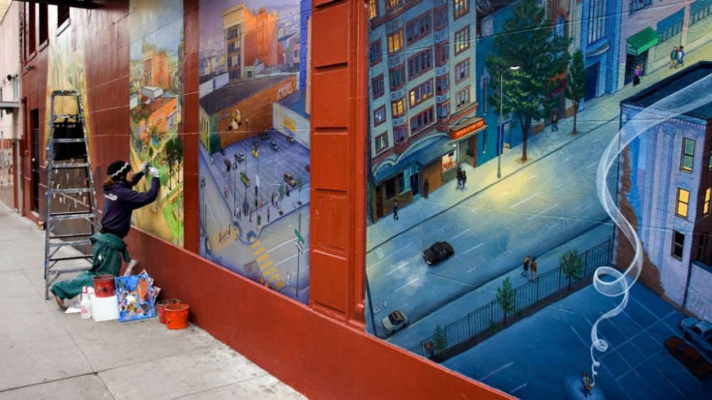14 Mural street bikin serasa berada di negeri dongeng, kece ngets nih