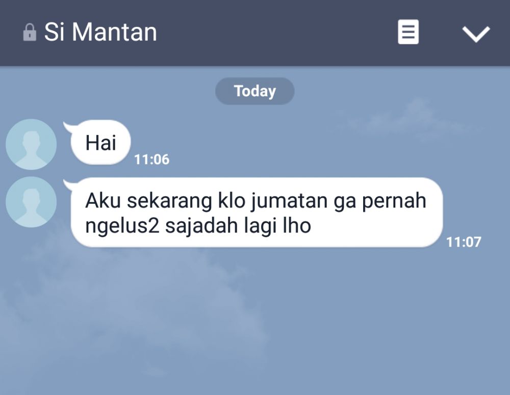 12 Chat nggak penting dari mantan ini bikin pengen move on aja