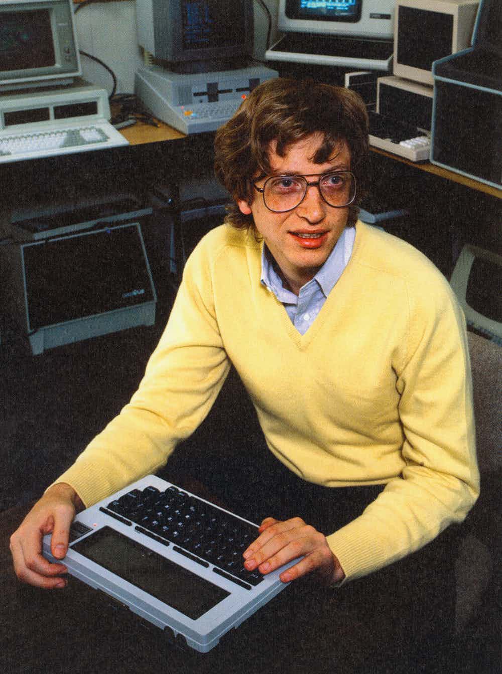 15 Foto langka masa  remaja Bill Gates, hayo pangling nggak?