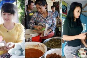 5 Penjual ini punya paras cantik, dijamin bikin konsumen gagal fokus!