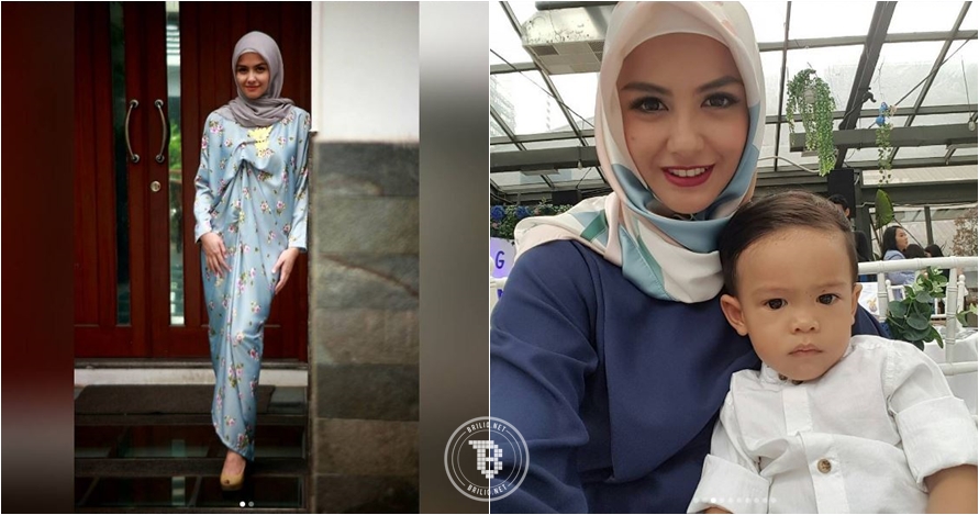 Pulang dari umroh, ini 10 potret anggunnya Revalina saat pakai hijab