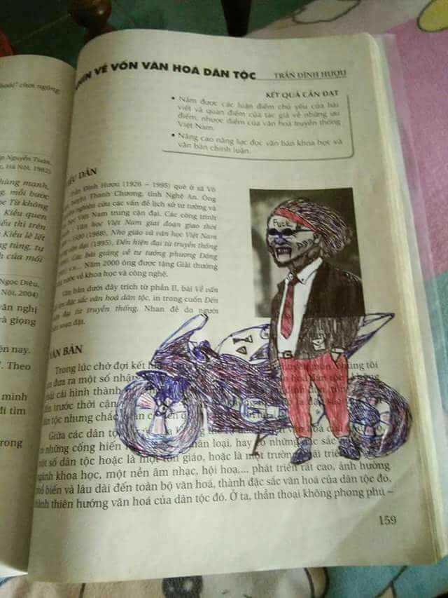 10 Gambar iseng usir bosan di kelas ini kreatif abis dan bikin ngakak