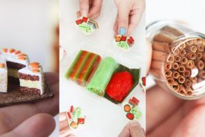 20 Foto kreasi makanan super mini ini mirip banget sama aslinya