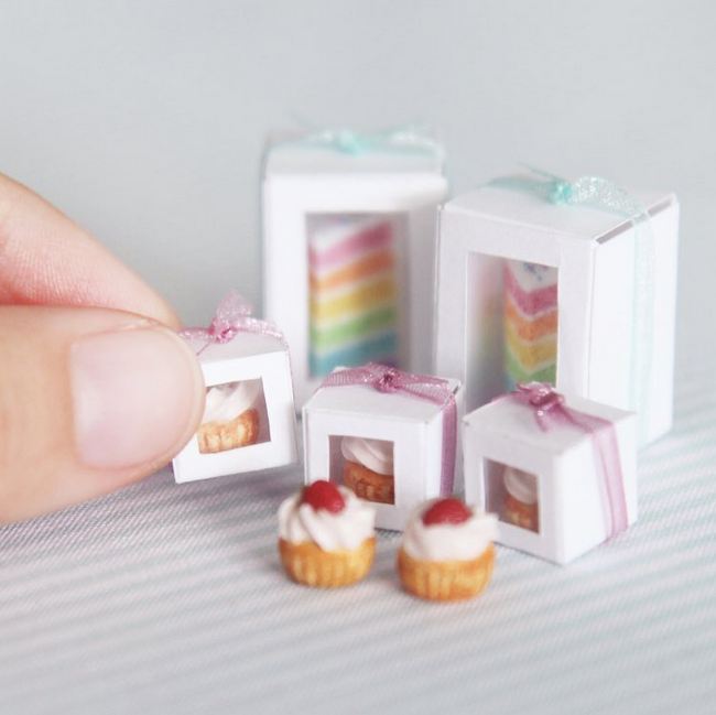 20 Foto kreasi makanan super mini ini mirip banget sama aslinya