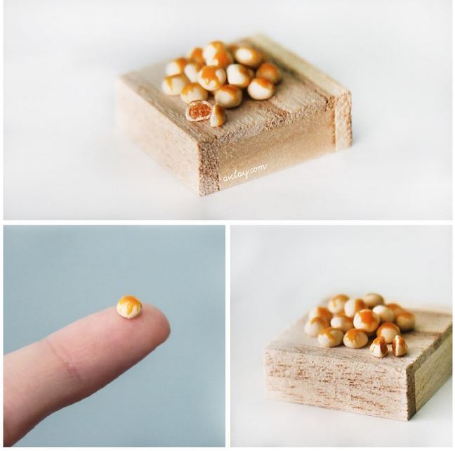 20 Foto kreasi makanan super mini ini mirip banget sama aslinya