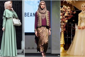 12 Inspirasi model gaun kondangan bagi kamu yang hijaber, elegan deh