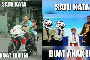 15 Meme 'satu kata' ini penuh makna dan lucunya nggak ketulungan