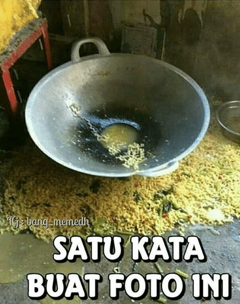 15 Meme 'satu kata' ini penuh makna dan lucunya nggak ketulungan