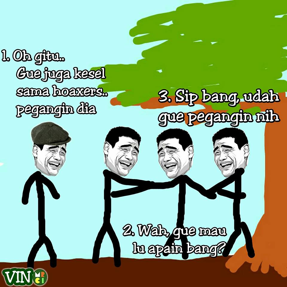 Komik 'jadi tukang hoax' ini sindir yang suka share kabar bohong