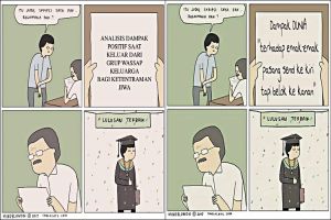 15 Judul skripsi biar jadi lulusan terbaik ala tahilalats, lucu abis