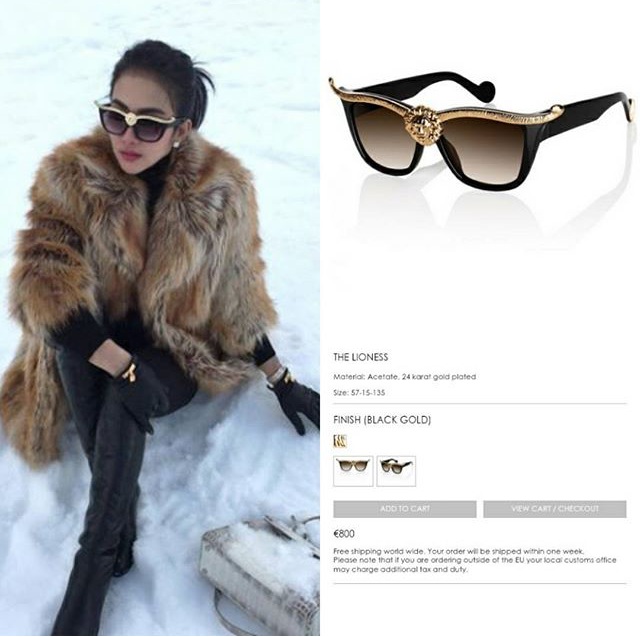 Ini harga 8 kacamata mewah Syahrini, coba tebak paling mahal berapa?