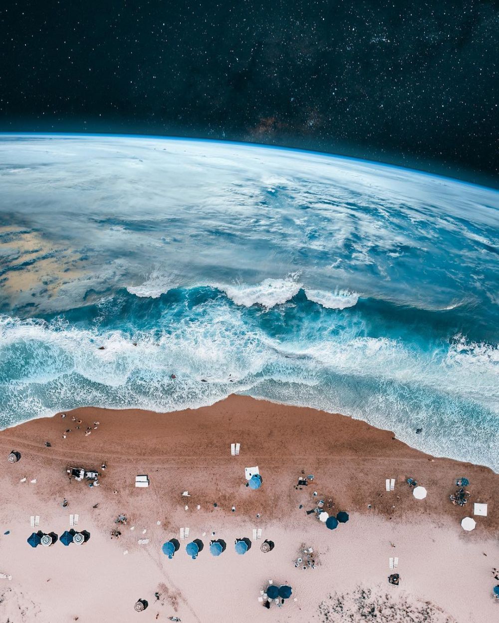 15 Foto pemandangan menakjubkan kombinasi dari 2 alam, imajinatif abis