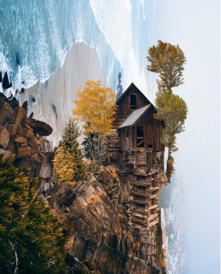 15 Foto pemandangan menakjubkan kombinasi dari 2 alam, imajinatif abis