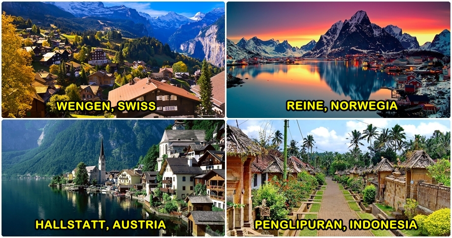 10 Desa wisata ini disebut desa terindah di dunia, Indonesia juga ada