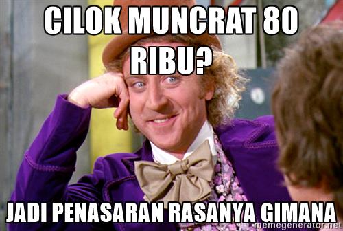 8 Meme cilok muncrat jualannya Mulan Jameela, bikin nggak nahan