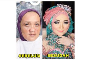 20 Transformasi makeup wajah cewek, sebelum & sesudah bisa beda banget