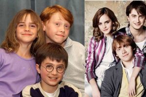 13 Foto transformasi 'tiga sekawan' di film Harry Potter, pangling deh