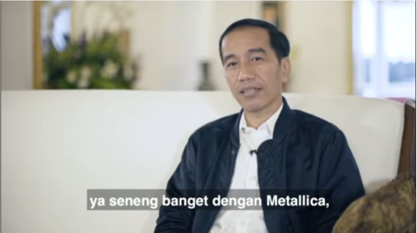 Ditanya seandainya dulu jadi musisi Metal, ini jawaban kocak Jokowi