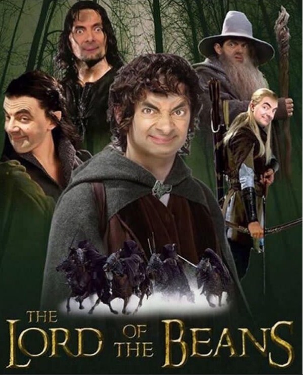 15 Foto editan Mr. Bean jadi tokoh film populer ini kocak banget