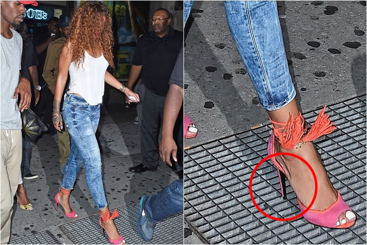 5 Foto bukti Rihanna jago banget pakai high heels, bikin deg-deg ser
