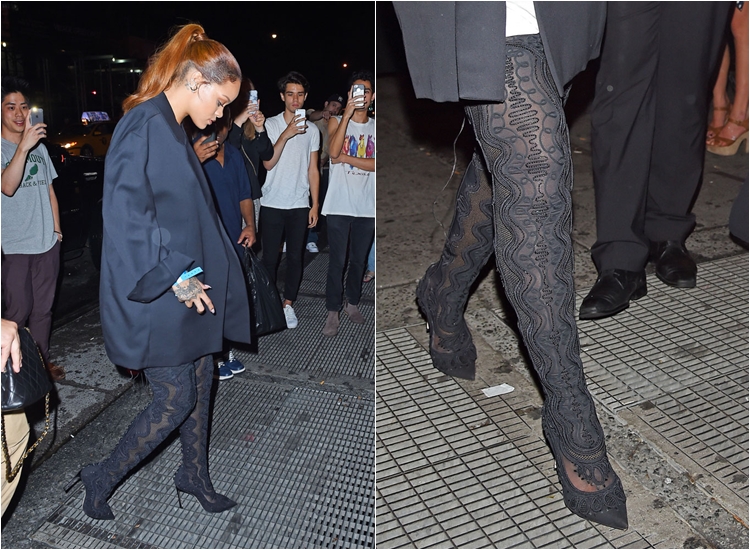 5 Foto bukti Rihanna jago banget pakai high heels, bikin deg-deg ser