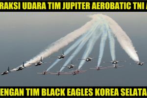 10 Aksi duet tim Jupiter Aerobatik TNI AU & AU Korsel di Malaysia