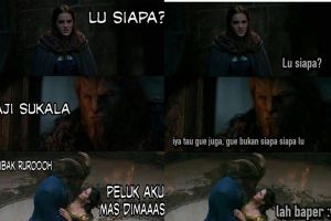 10 Meme 'Beauty and the Beast' ini bikin ngakak parah, buruan nonton