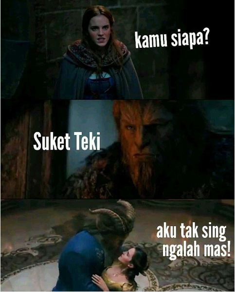 10 Meme 'Beauty and the Beast' ini bikin ngakak parah, buruan nonton