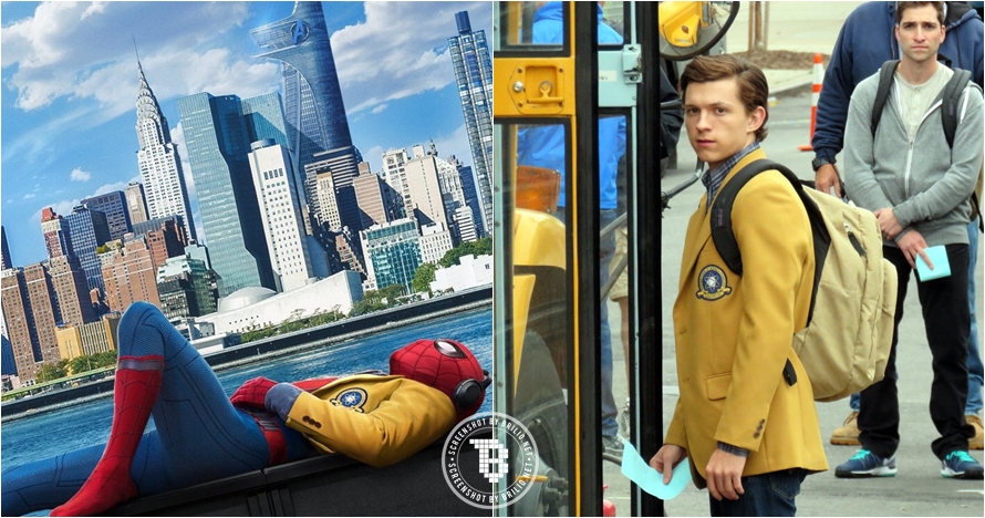 Pakai jas ini, Spider-Man disamakan dengan murid sekolah di Korsel