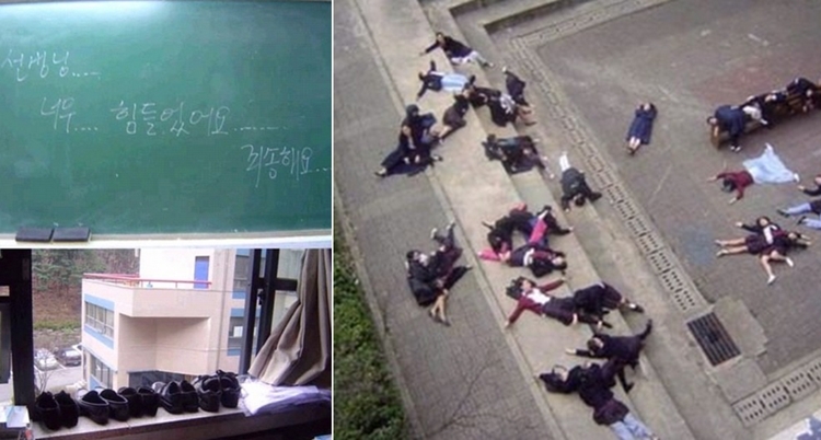 10 Foto bukti bahwa siswa Korea Selatan memang masternya April Mop