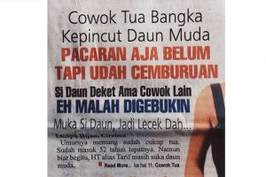 7 Judul koran 'asmara berujung pidana' ini kocaknya bikin ketawa lepas