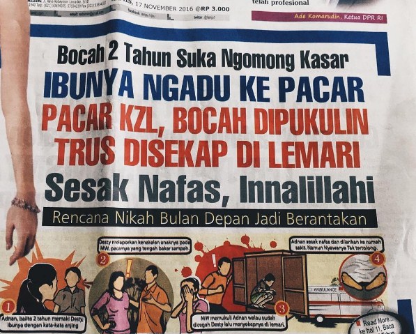 7 Judul koran 'asmara berujung pidana' ini kocaknya bikin ketawa lepas