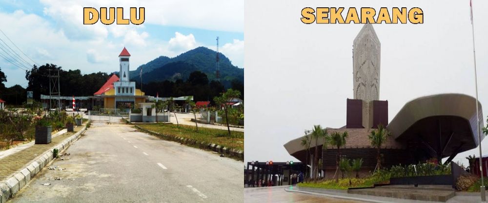 Foto 6 perbatasan Indonesia dulu dan sekarang, berubah drastis
